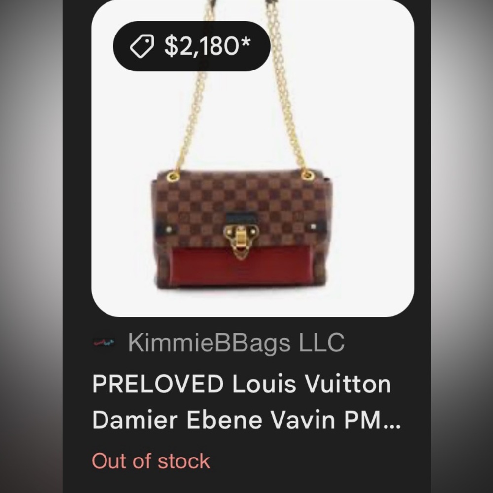 Louis Vuitton Damier Bordeaux Vavin PM✨ - Picture 13 of 14